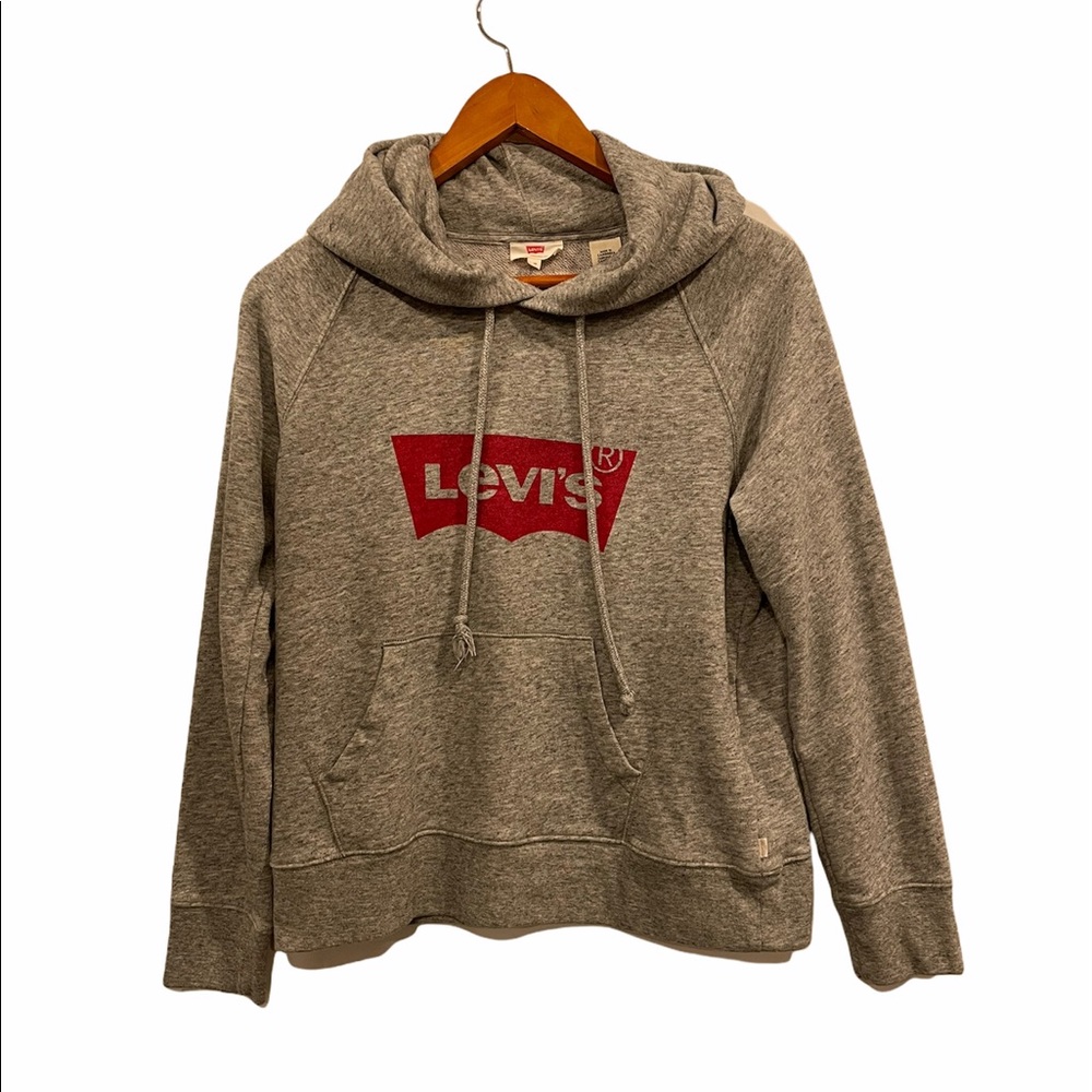 Levi’s Graphic Hoodie Grey Medium - Picture 2 of 7